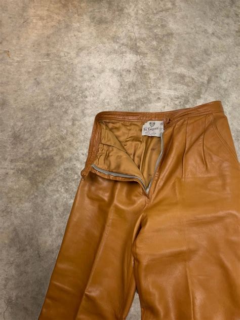 vintage gucci leather pants|Gucci men's leather pants.